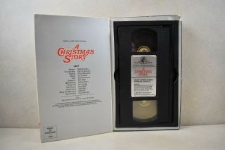 A Christmas Story VHS MGM/UA,  rare big box,  vintage 1984 version 3