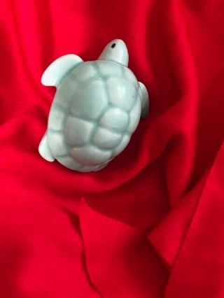 Retired Nora Flemining Green Sea Turtle Mini Rare HTF,  small amount of crazing 3