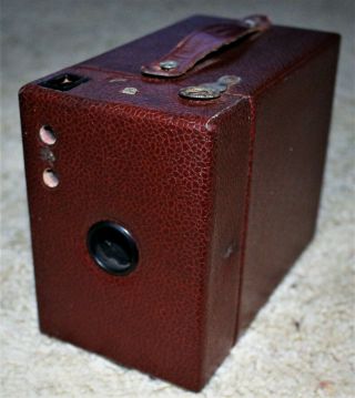 Antique Eastman Kodak Box Camera / Rainbow Hawkeye No 2 Model B