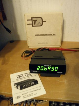 Rare Digalog Model Crc - 100 Frequency Counter Cb Radio L@@k