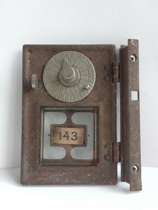 Vintage Po Box Door Made By The Office Supply Specialty Mfg Company In Toronto