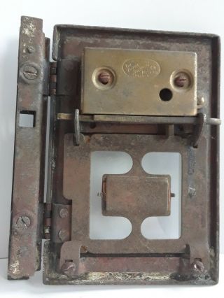 Vintage PO Box Door made by the Office Supply Specialty MFG Company In Toronto 3