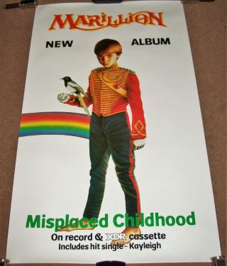 Marillion Rare U.  K.  Record Company Promo Poster 