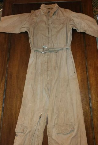 Rare Wwii Us Navy Pilot M - 426 Summer Flying Suit