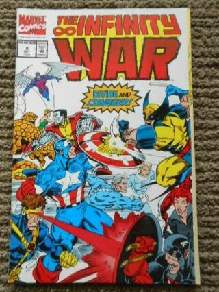 Infinity War 2 From 1992 Rare Australian Price Variant - Marvel