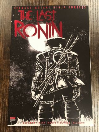 Tmnt The Last Ronin 1 2nd Printing Retailer Thank You Variant Rare Nm - M