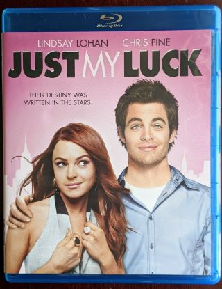 Just My Luck Blu - Ray Lindsay Lohan 2006 Rare Oop