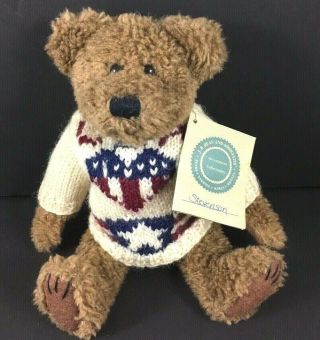 Rare Boyds Bears Patriotic Bearwear Stevenson " Investment Collectables " Flag 10 "