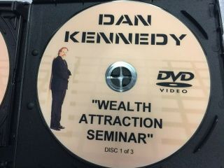 Dan Kennedy - Wealth Attraction Seminar 3 Dvd Set - Ultra Rare