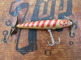 Vintage Eger Bait Company Tackle Collectible Fishing Double Spinner Lure Plug
