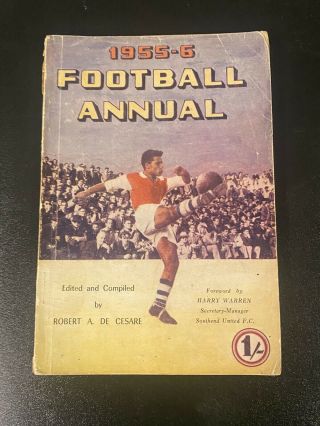 Rare Malta Souvenir Football Booklet Malta Football Annual 1955 1956 Cesare
