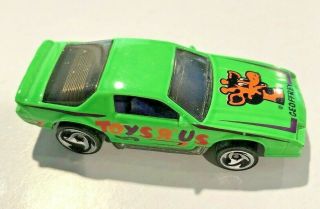 1983 Hot Wheels Toys R Us Rare Green Camaro Geoffrey Giraffe Mascot Toy Car