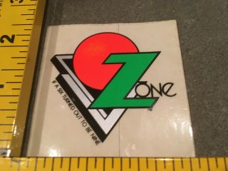 Ozone Bmx Nos Decal Sticker Method Air One Flatland Freestyle Old Vintage Rare