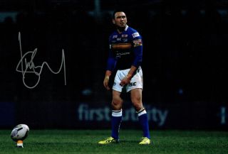 Kevin Sinfield Leeds Rhinos Rugby League Signed Autograph Rare Photo Aftal