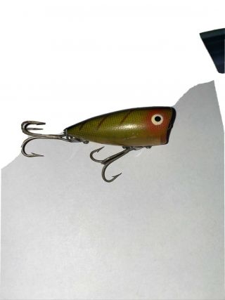 Rare Translucent Color Vintage Heddon Chugger Jr Fishing Lure