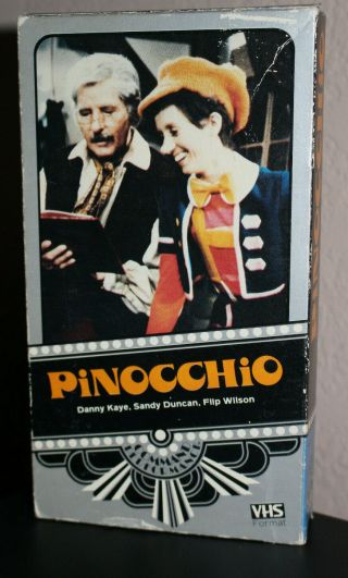 Rare Pinocchio 1976 Vci Command Performance Vhs No Dvd Danny Kaye Sandy Duncan