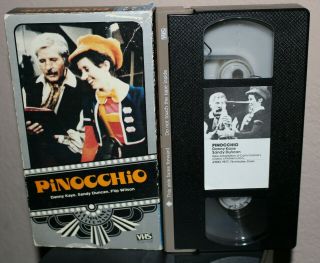 RARE PINOCCHIO 1976 VCI Command Performance VHS NO DVD Danny Kaye Sandy Duncan 2
