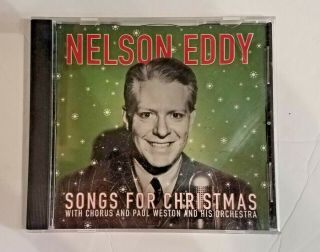 Nelson Eddy - Songs For Christmas - Rare & Oop Holiday Music Cd 1998 Reissue