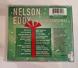 NELSON EDDY - Songs For Christmas - RARE & OOP Holiday Music CD 1998 Reissue 3
