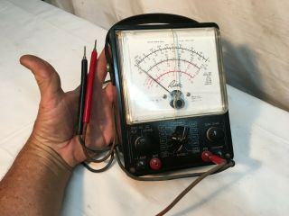 Vintage Realistic Multimeter Tester (vintage) Ac & Dc Volts Amps Load Tester