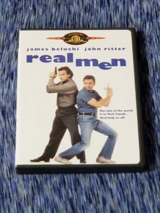 Real Men (dvd,  2003) Rare Oop Comedy James Belushi John Ritter