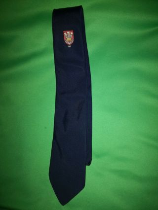 Wales Wru 1971 Championship Rugby Union Official Tie (very Rare)