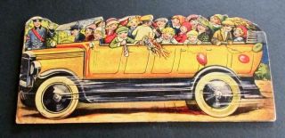 1910 Our Charabanc Ride Very Rare Antique Children 