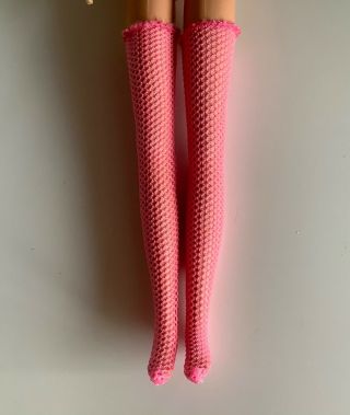 Vintage Barbie Francie Sugar Sheers 1229 Pink Fishnet Stockings 1969