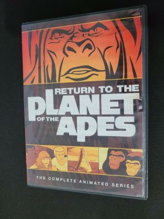 Return To The Planet Of The Apes - The Complete Animated Series Dvd Rare Oop