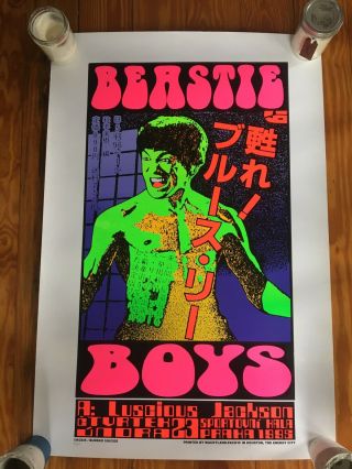 Extremely Rare Frank Kozik Beastie Boys Concert Poster 1995