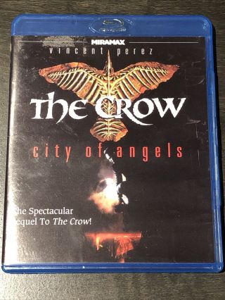The Crow: City Of Angels,  Blu - Ray,  Oop And Rare,  Echo Bridge/miramax