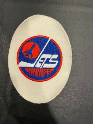 Rare Vintage Winnipeg Jets 7 Inch Felt Nhl Hockey Crest Patch