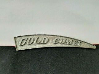 Vintage Reo Gold Comet Truck Front Emblem Trim Badge Rare