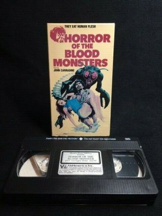 Vhs: Horror Of The Blood Monsters (1970) World 