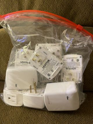 10 (rarely) Leviton Smart Plug - In Outlet