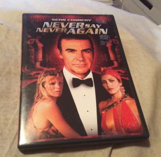 Never Say Never Again (dvd,  2000) James Bond 007 Sean Connery Oop Rare