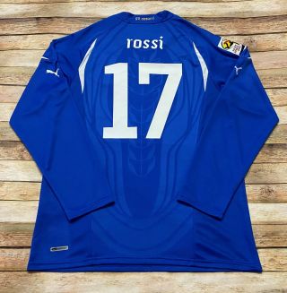 Puma ITALY Jersey GIUSEPPE ROSSI Rare 2010 World Cup Shirt Football Soccer XL 2