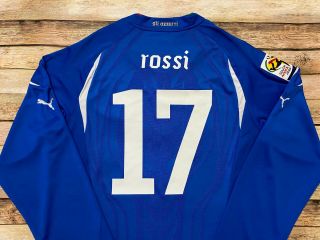 Puma ITALY Jersey GIUSEPPE ROSSI Rare 2010 World Cup Shirt Football Soccer XL 3