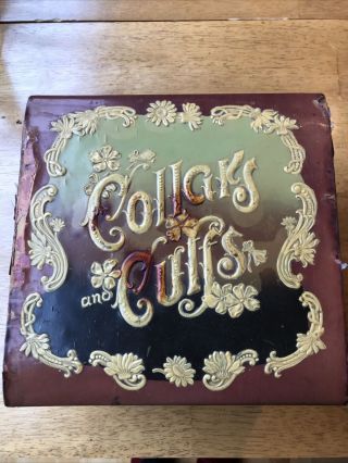 Antique Collar And Cuff Box