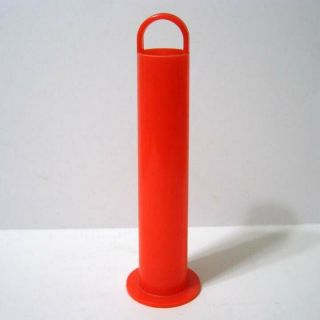 45 Rpm Record Red Plastic Storage Stacker Holder - Holds 90 - Antique 1960s?