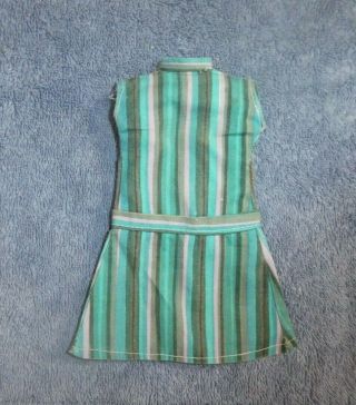 Vintage American Character Tressy Doll Blue Striped Dress