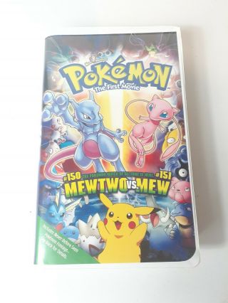 Pokemon The First Movie Edition 2000 Vhs Rare