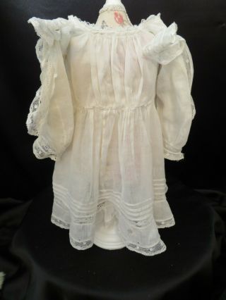 Lovely Antique Vintage Cotton Doll Dress