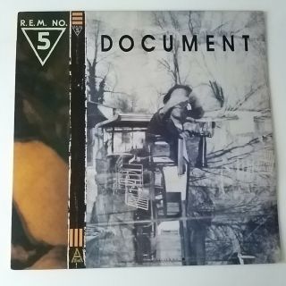 Rem - Document - Vinyl Lp 1st Press A1/b1,  Rare Promo Poster Ex,  /nm