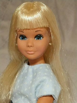 Vintage Barbie Sister Sunset Malibu Skipper 1069 Tnt With Earrings Mattel 1960s