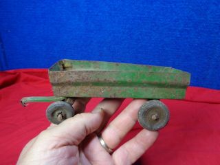 Antique Pressed Steel Toy Cart.