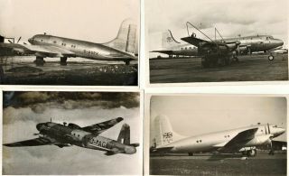 Post - War British Airliners - Four Rare Photographs
