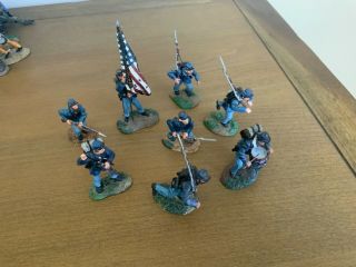8 Rare Conte Civil War Union Soldiers Rifle Regiment From Store Display Nrmt