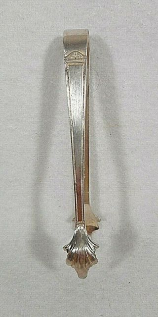 Silver Plate 1847 Rogers & Brothers Anniversary Sugar Tongs,  Ca.  1923