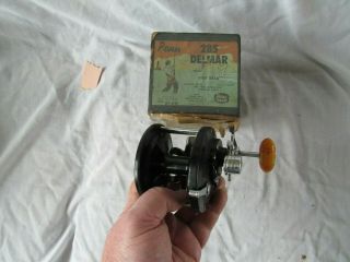 Vintage Saltwater Casting Reel Penn Delmar 285 W/box&wrench Vygoodcond Use